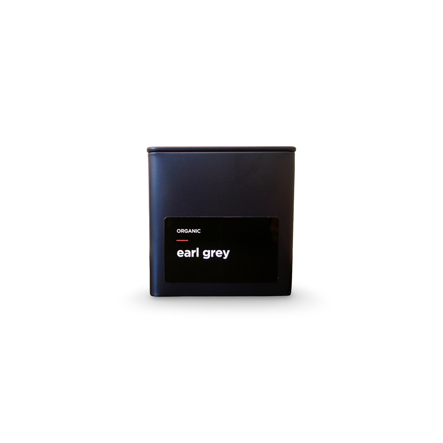 Monimo earl grey – premium black tea hand-packed in Australia in reusable medium-size black tin.