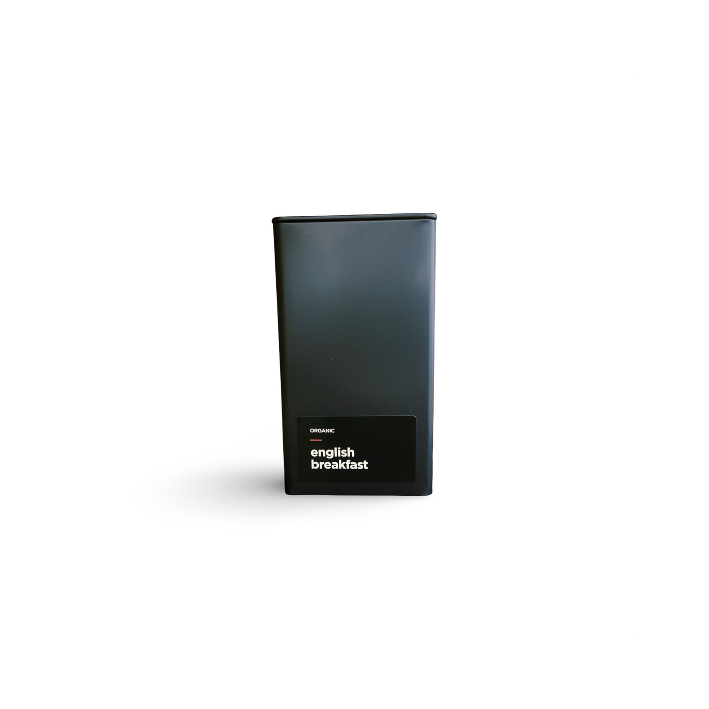 Monimo English Breakfast – premium black tea hand-packed in Australia in reusable large-size black tin.