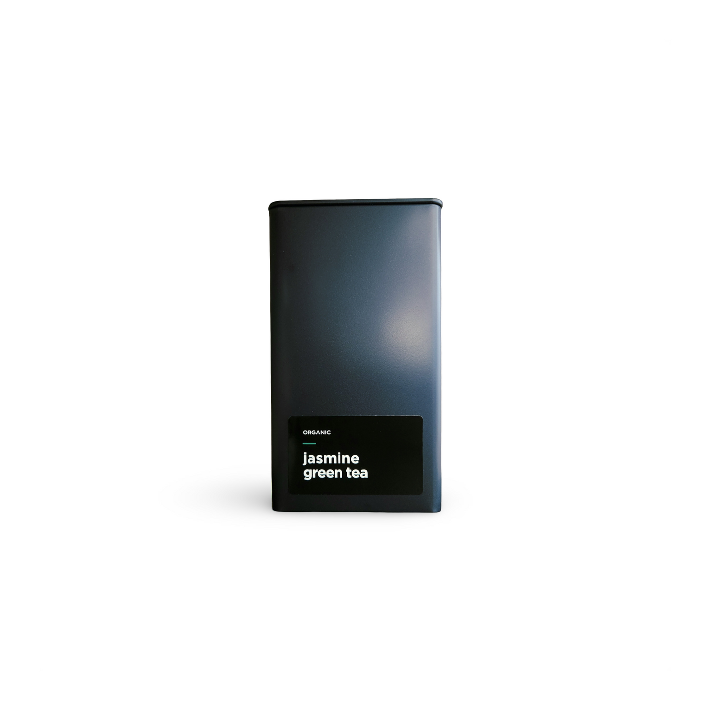 Monimo Jasmine Green – premium green tea hand-packed in Australia in reusable large-size black tin.