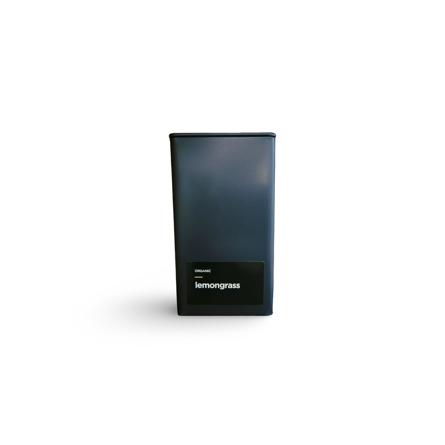 Monimo lemongrass – premium herbal tea hand-packed in Australia in reusable large-size black tin.