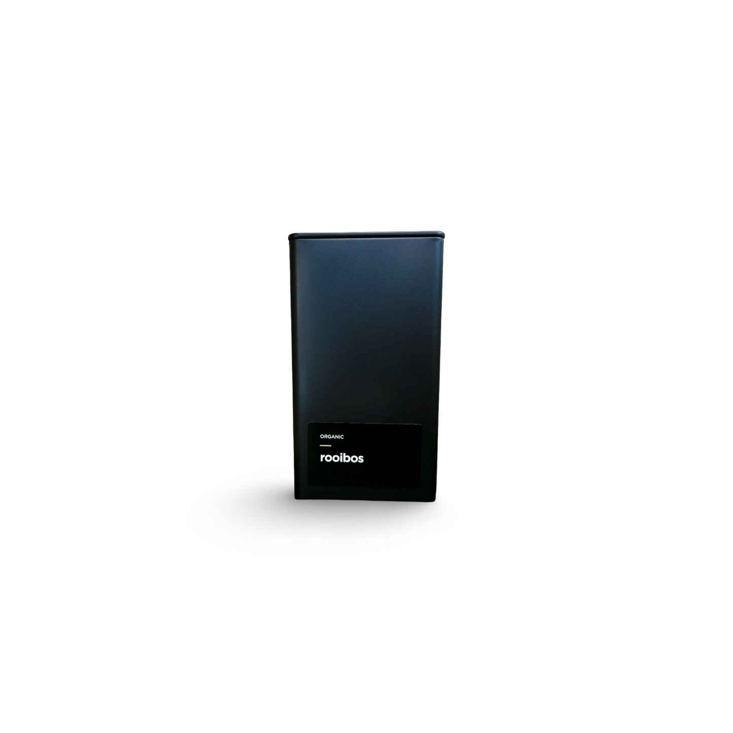 Monimo Rooibos – premium tea hand-packed in Australia in reusable large-size black tin.