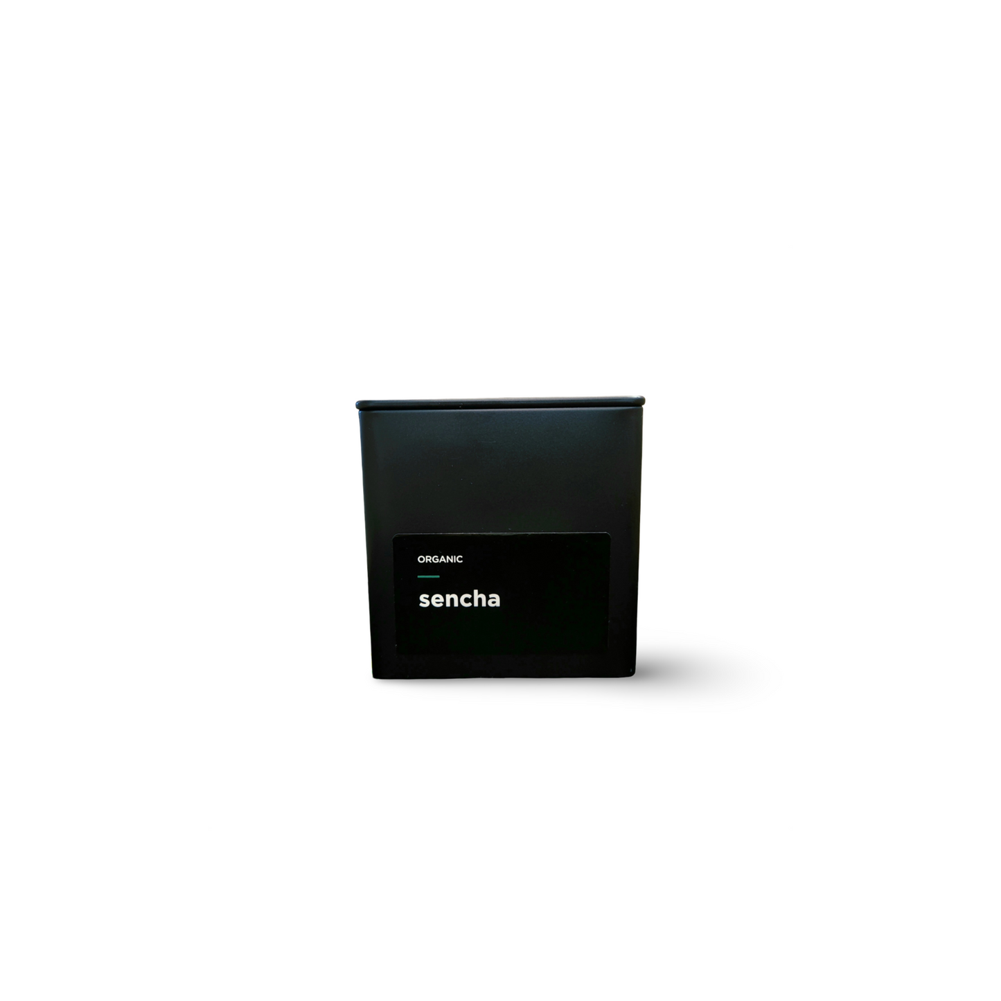 Monimo Sencha – premium green tea hand-packed in Australia in reusable medium-size black tin.