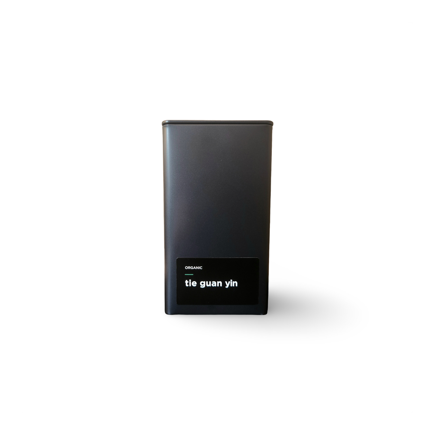 Monimo Tie Guan Yin – premium oolong tea hand-packed in Australia in reusable large-size black tin.