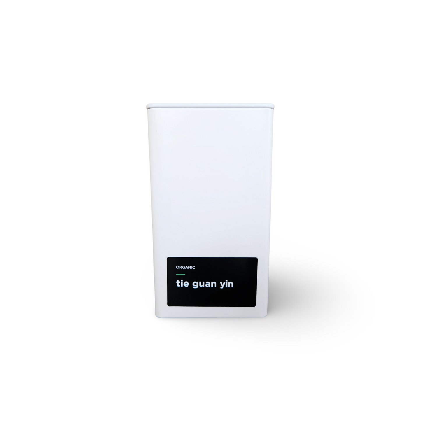 Monimo Tie Guan Yin – premium oolong tea hand-packed in Australia in reusable large-size white tin.